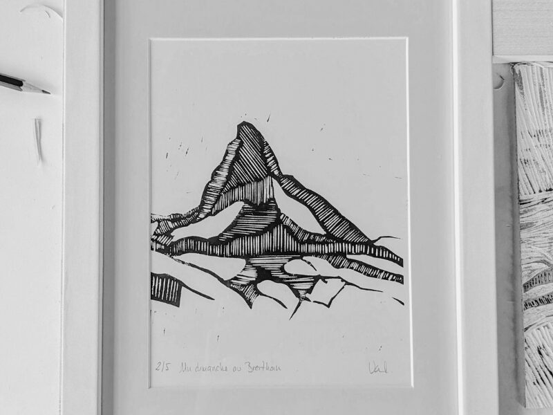 Découverte de la linogravure : impression sur papier